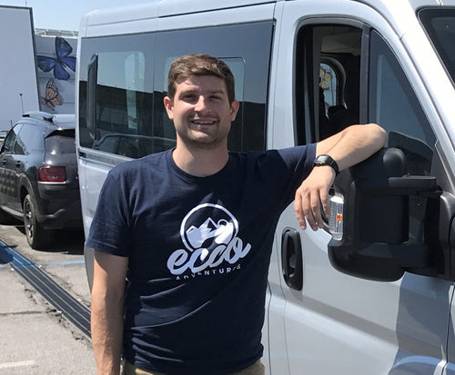 Andre Lekich an Ecco Adventures guide, founder and CEO